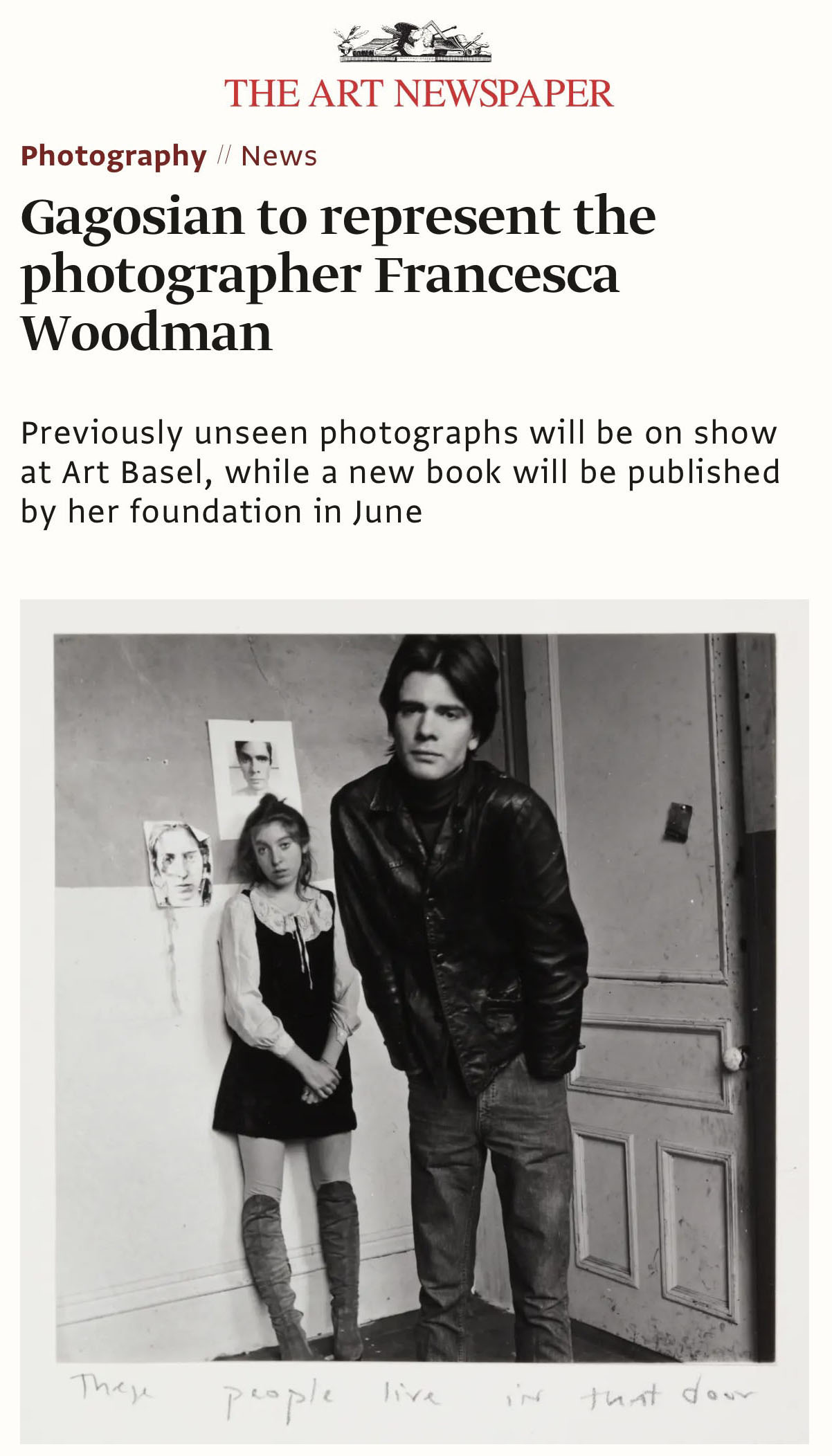 Francesca Woodman featured in 
